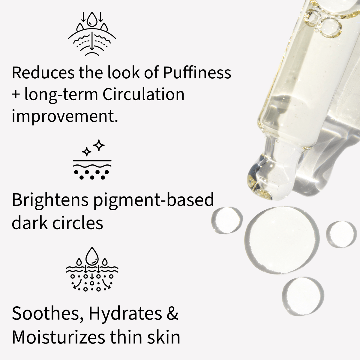 Brightening Caffeine Serum – For Eyes & Face with Niacinamide, green tea extract & Hyaluronic Acid - Bath & Body Products ByRawand