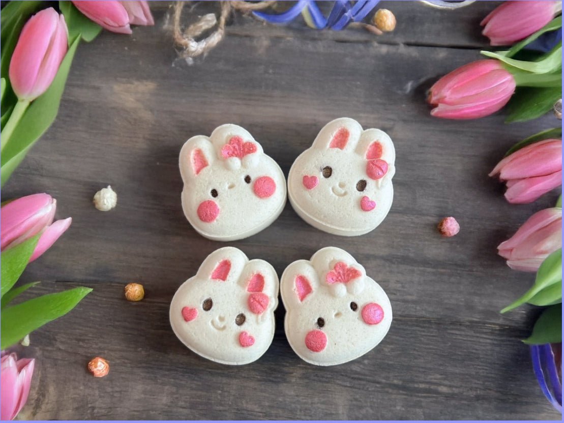 Bunny Bath Bombs, Easter Gifts, Easter Gifts for Kids, Easter Basket Fillers, Kids Bath, Candy Bath Bombs - Bath & Body Products ByRawand