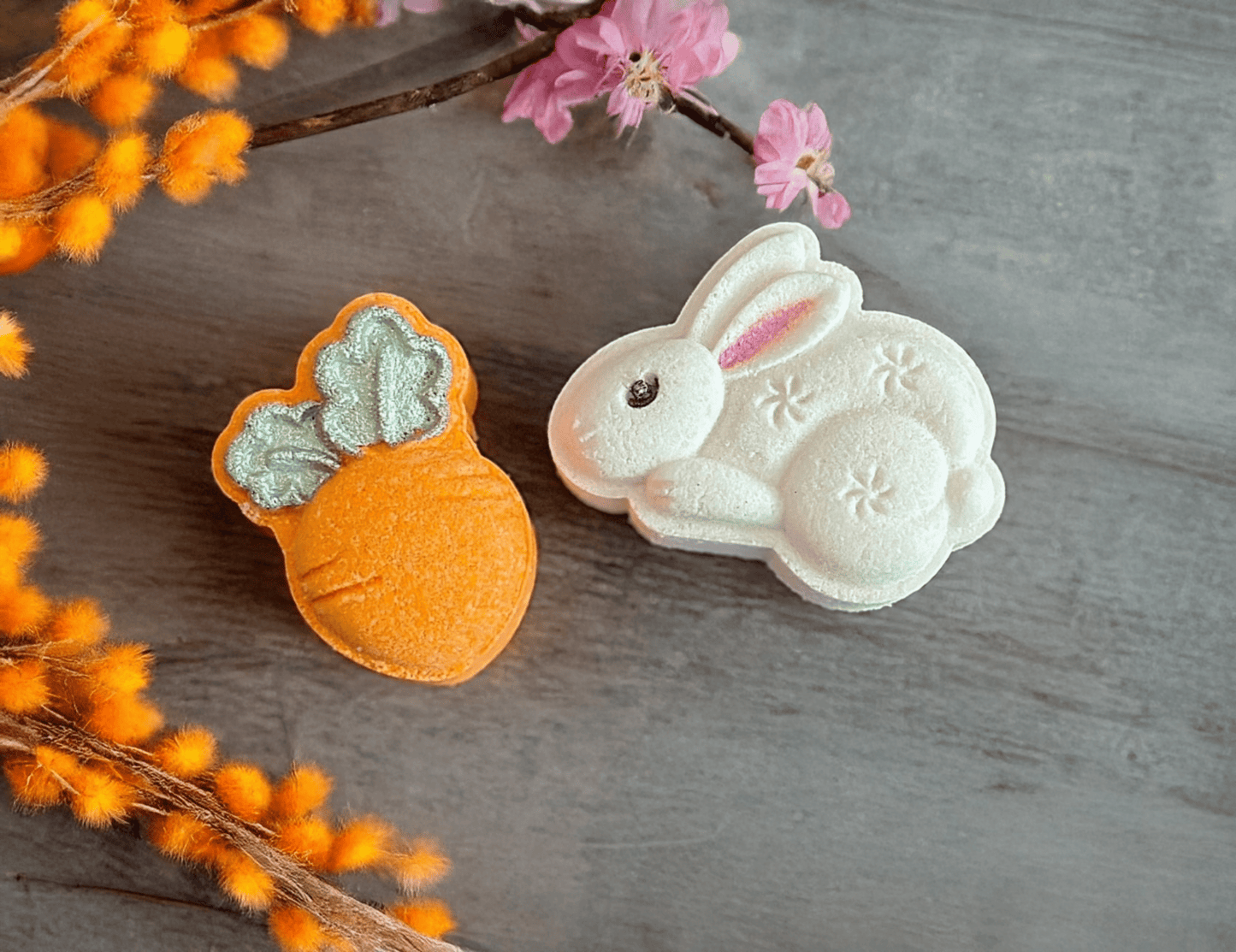 Bunny with a carrot Bath Bombs, Easter Gifts, Easter Gifts for Kids, Easter Basket Fillers, Kids Bath, Candy Bath Bombs Easter hunt - Bath & Body Products ByRawand