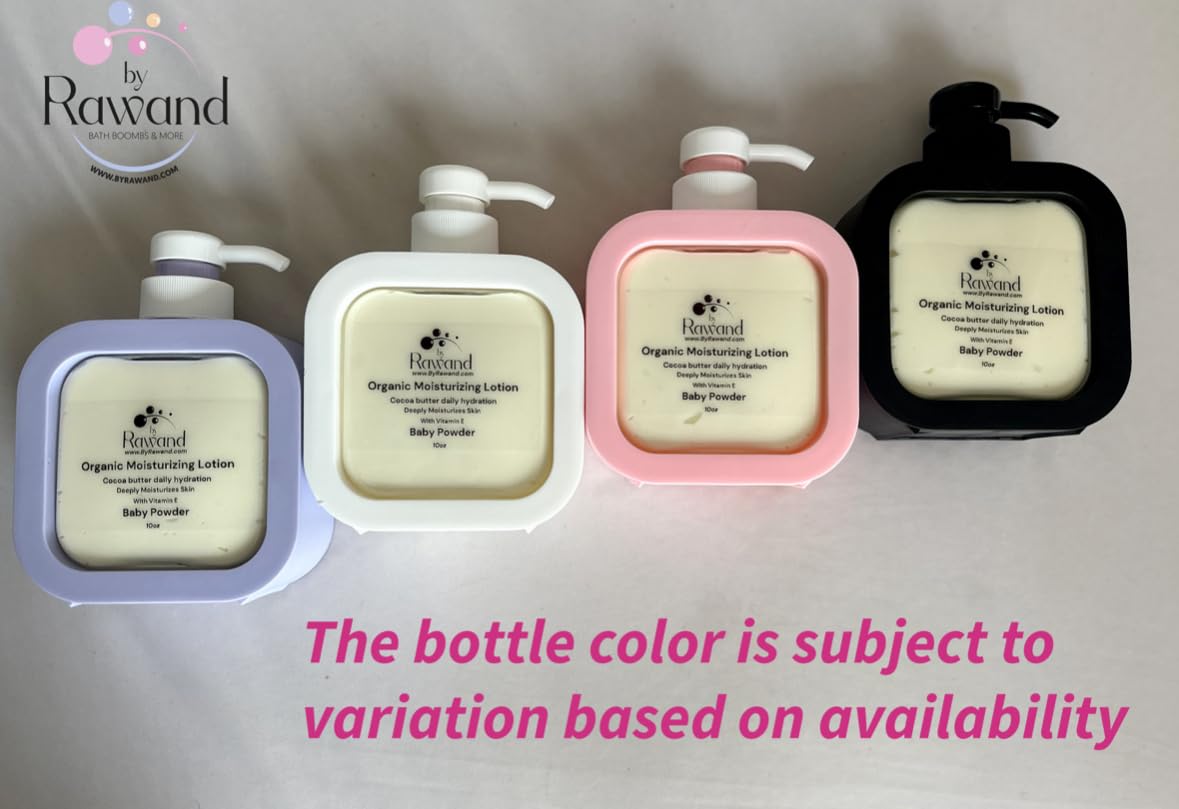 Cocoa Butter Lotion – Thick Moisturizer with Nourishing Oils - Bath & Body Products ByRawand