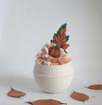 Fall Bath Bomb Gift Set – 4 Bubble Bath Bombs with Frosting & Soap Leaves - Bath & Body Products ByRawand