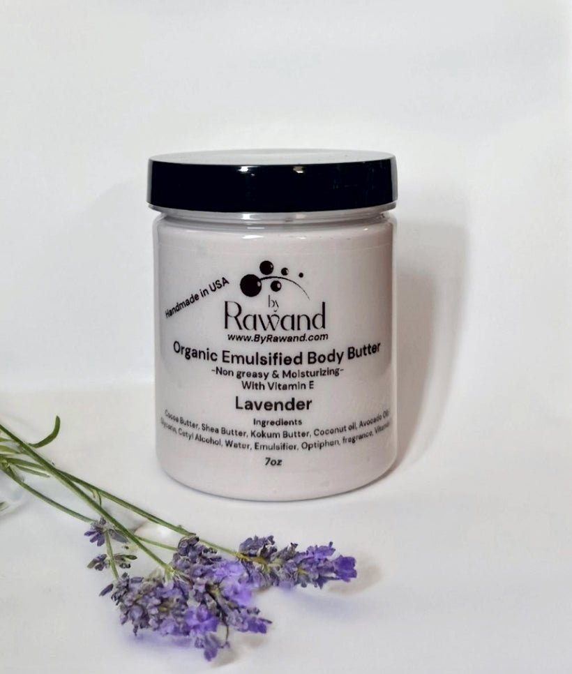 Lavender Moisturizing Buttercream with Vitamin E - Bath & Body Products ByRawand