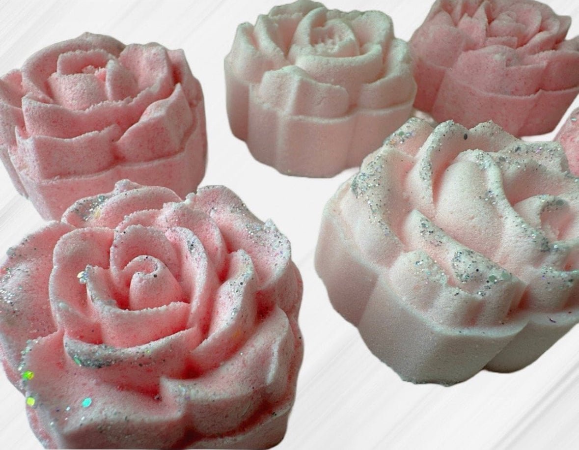 Small Rose Bath Bombs - Bath & Body Products ByRawand