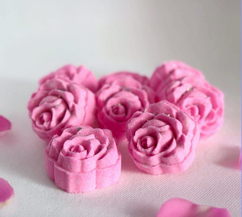 Small Rose Bath Bombs - Bath & Body Products ByRawand