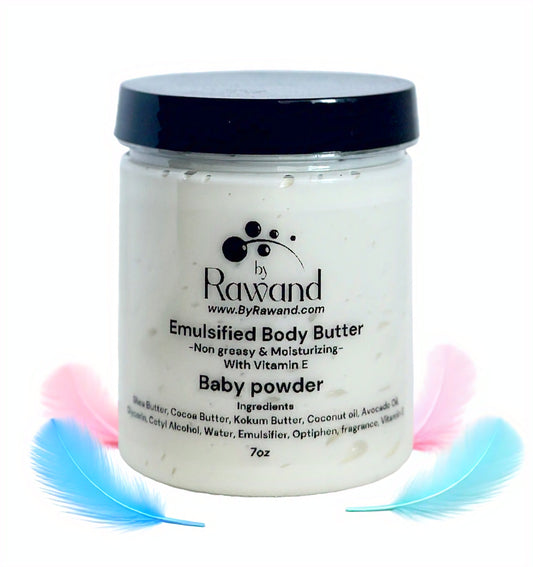Baby Powder moisturizing buttercream with Hyaluronic acid & vitamin E
