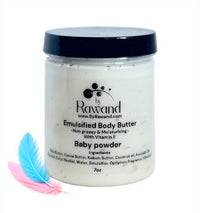 Baby Powder moisturizing buttercream with Hyaluronic acid & vitamin E - Bath & Body Products ByRawand