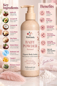 Baby Powder Scented Body Lotion - Bath & Body Products ByRawand