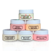 Body Butter Sampler Set – 6 Scents | 1.5oz Each - Bath & Body Products ByRawand