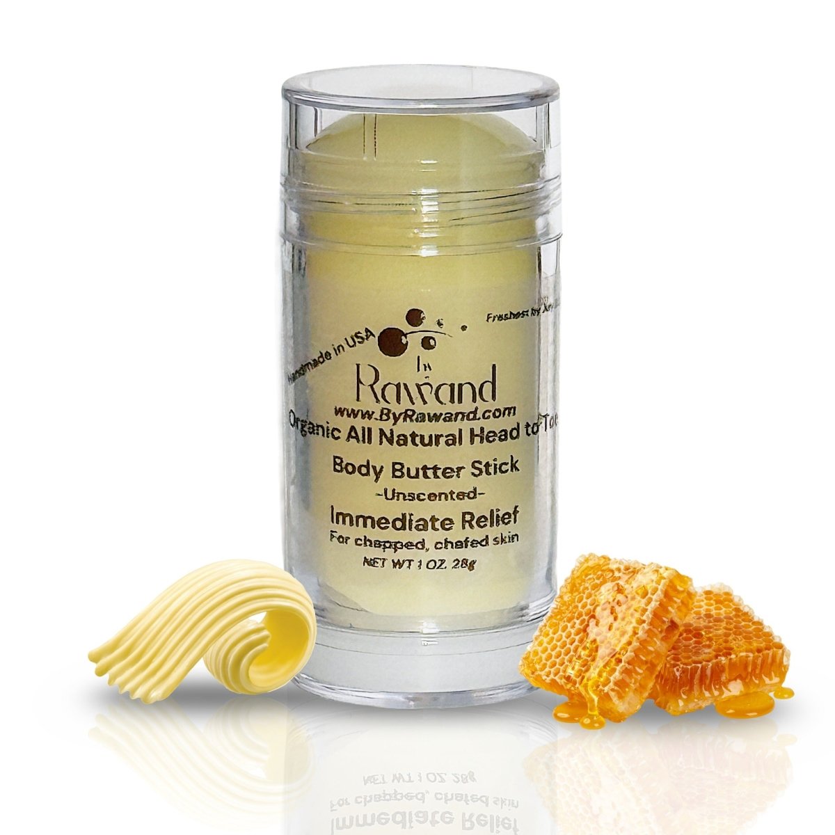 Body Butter Stick Immediate Relief for Chapped, Dry or Chafed Skin - Bath & Body Products ByRawand