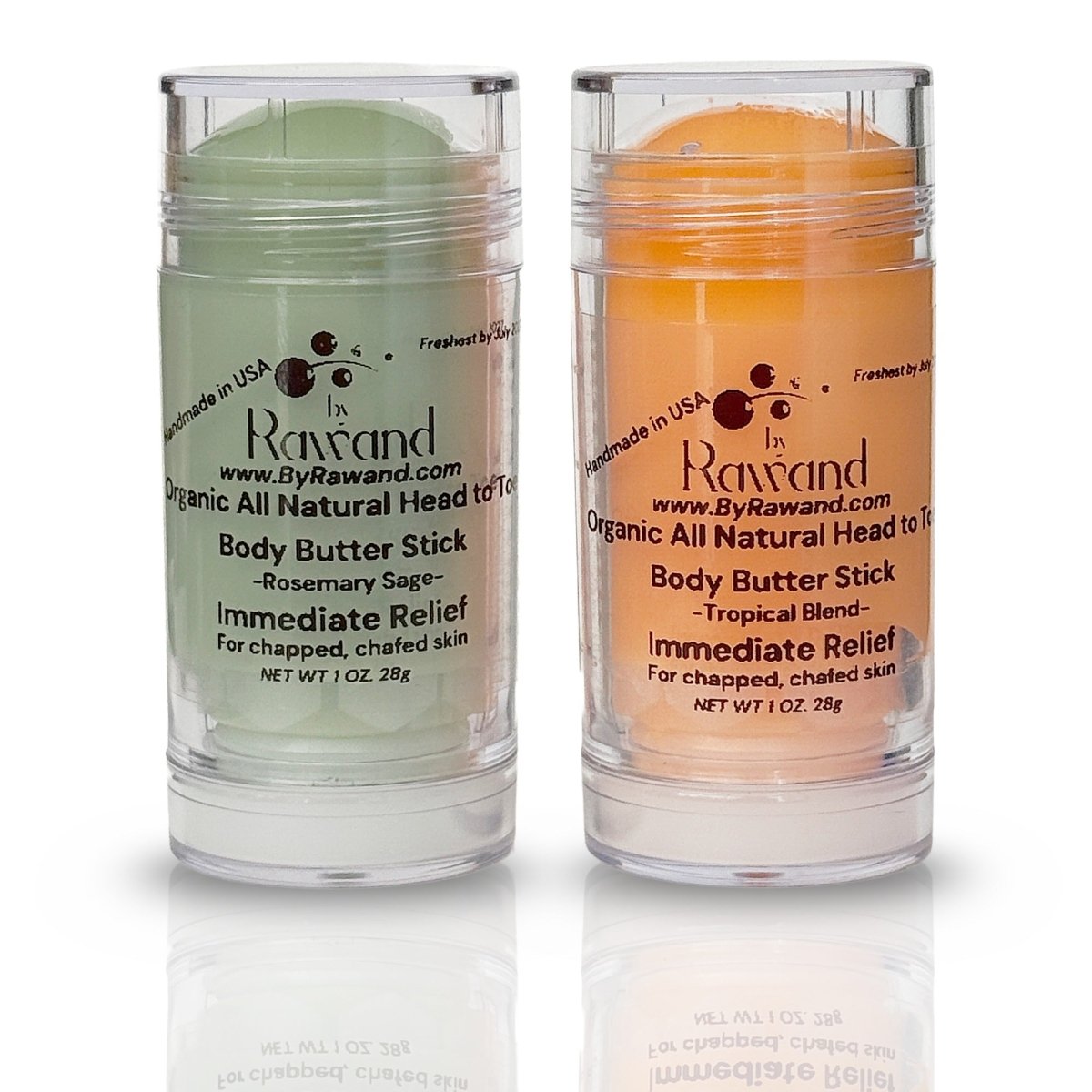 Body Butter Stick Immediate Relief for Chapped, Dry or Chafed Skin - Bath & Body Products ByRawand