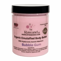 BubbleGum Moisturizing Body Butter with Hyaluronic acid & vitamin E - Bath & Body Products ByRawand