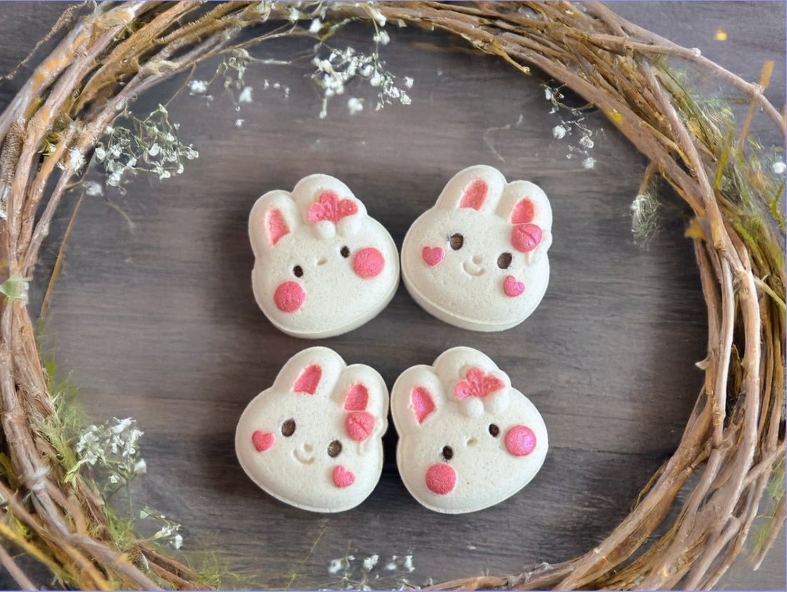 Bunny Bath Bombs, Easter Gifts, Easter Gifts for Kids, Easter Basket Fillers, Kids Bath, Candy Bath Bombs - Bath & Body Products ByRawand