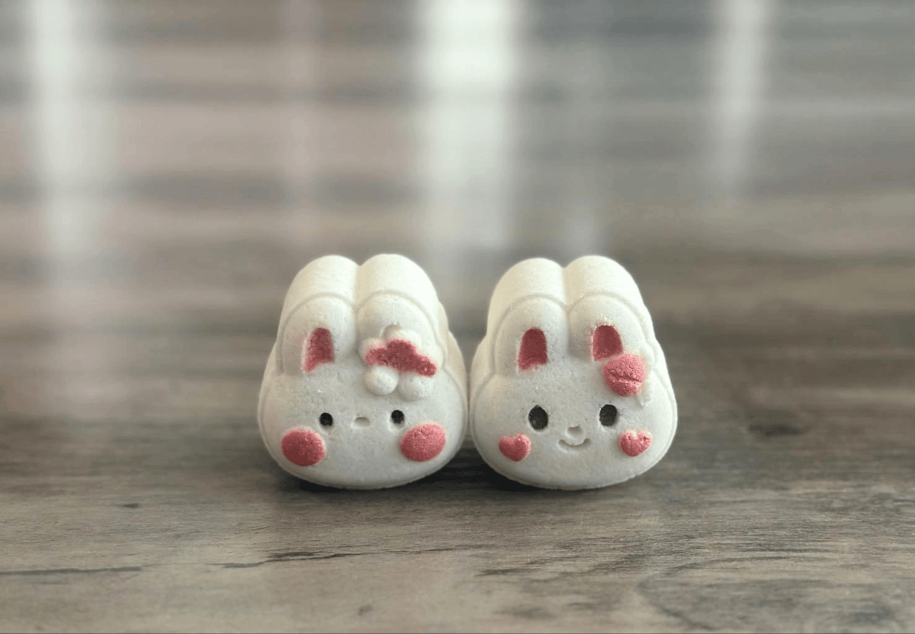 Bunny Bath Bombs, Easter Gifts, Easter Gifts for Kids, Easter Basket Fillers, Kids Bath, Candy Bath Bombs - Bath & Body Products ByRawand