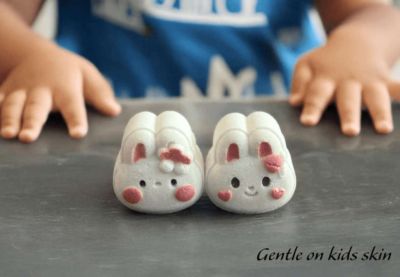 Bunny Bath Bombs, Easter Gifts, Easter Gifts for Kids, Easter Basket Fillers, Kids Bath, Candy Bath Bombs - Bath & Body Products ByRawand