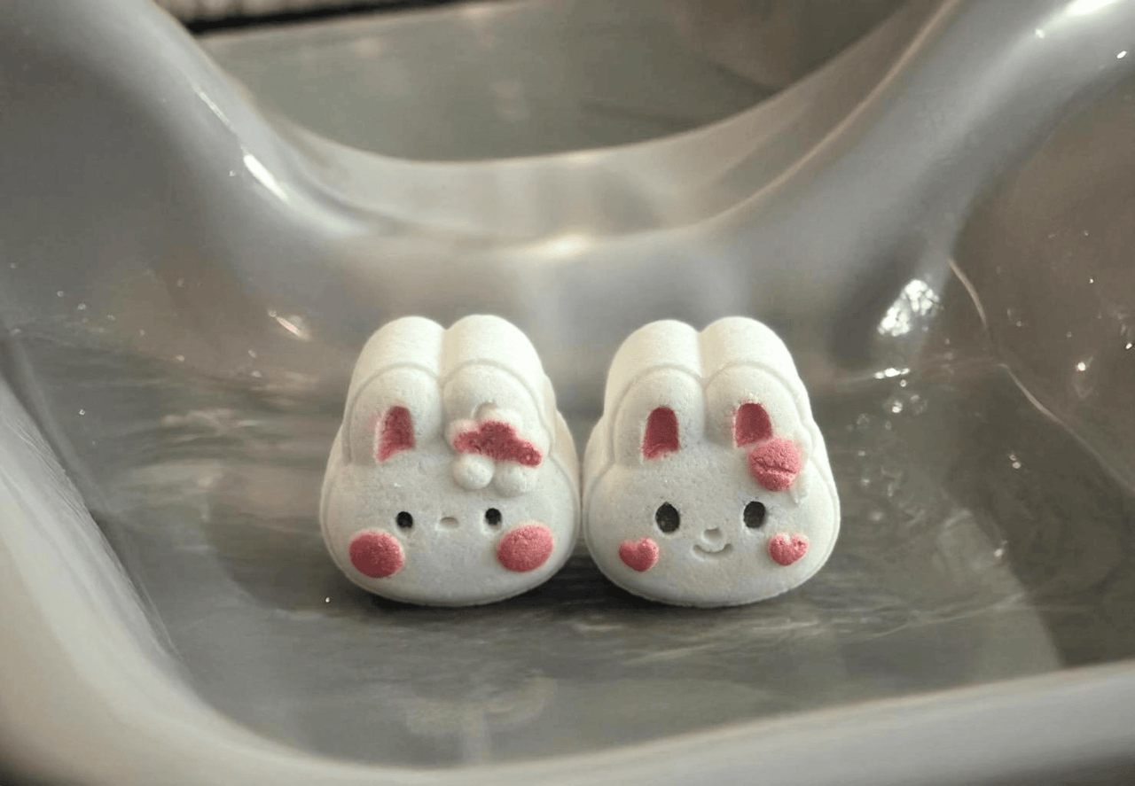 Bunny Bath Bombs, Easter Gifts, Easter Gifts for Kids, Easter Basket Fillers, Kids Bath, Candy Bath Bombs - Bath & Body Products ByRawand