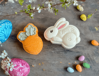 Bunny with a carrot Bath Bombs, Easter Gifts, Easter Gifts for Kids, Easter Basket Fillers, Kids Bath, Candy Bath Bombs Easter hunt - Bath & Body Products ByRawand