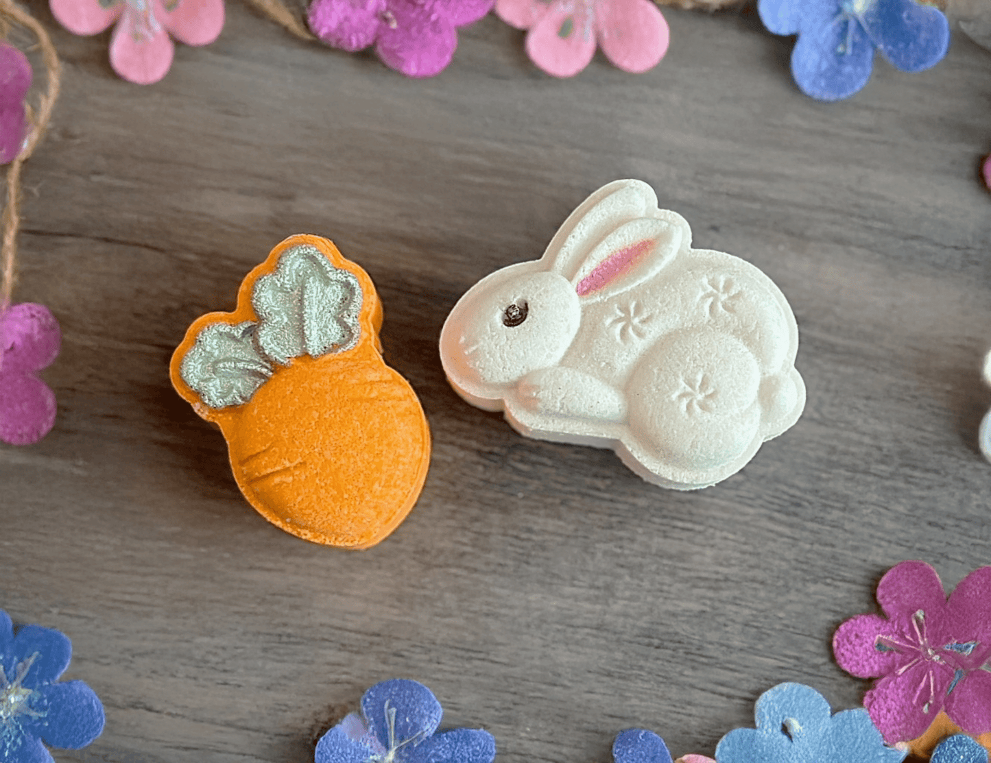 Bunny with a carrot Bath Bombs, Easter Gifts, Easter Gifts for Kids, Easter Basket Fillers, Kids Bath, Candy Bath Bombs Easter hunt - Bath & Body Products ByRawand