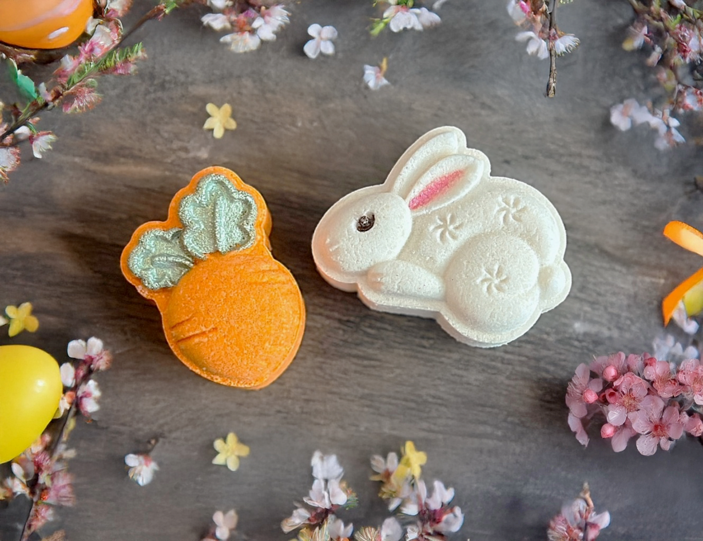 Bunny with a carrot Bath Bombs, Easter Gifts, Easter Gifts for Kids, Easter Basket Fillers, Kids Bath, Candy Bath Bombs Easter hunt - Bath & Body Products ByRawand