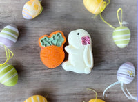 Bunny with a carrot Bath Bombs, Easter Gifts, Easter Gifts for Kids, Easter Basket Fillers, Kids Bath, Candy Bath Bombs Easter hunt, standing bunny - Bath & Body Products ByRawand