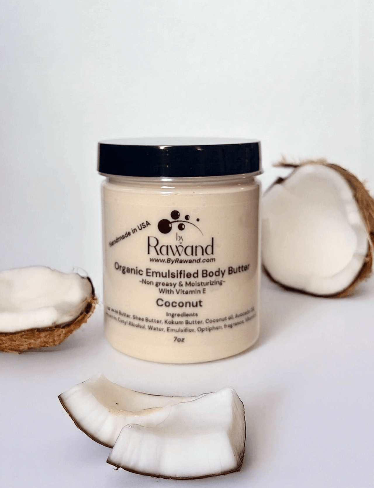 Coconut moisturizing buttercream with vitamin E - Bath & Body Products ByRawand