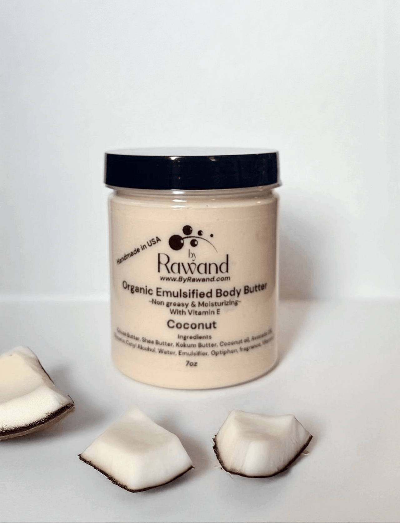 Coconut moisturizing buttercream with vitamin E - Bath & Body Products ByRawand