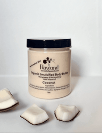 Coconut moisturizing buttercream with vitamin E - Bath & Body Products ByRawand