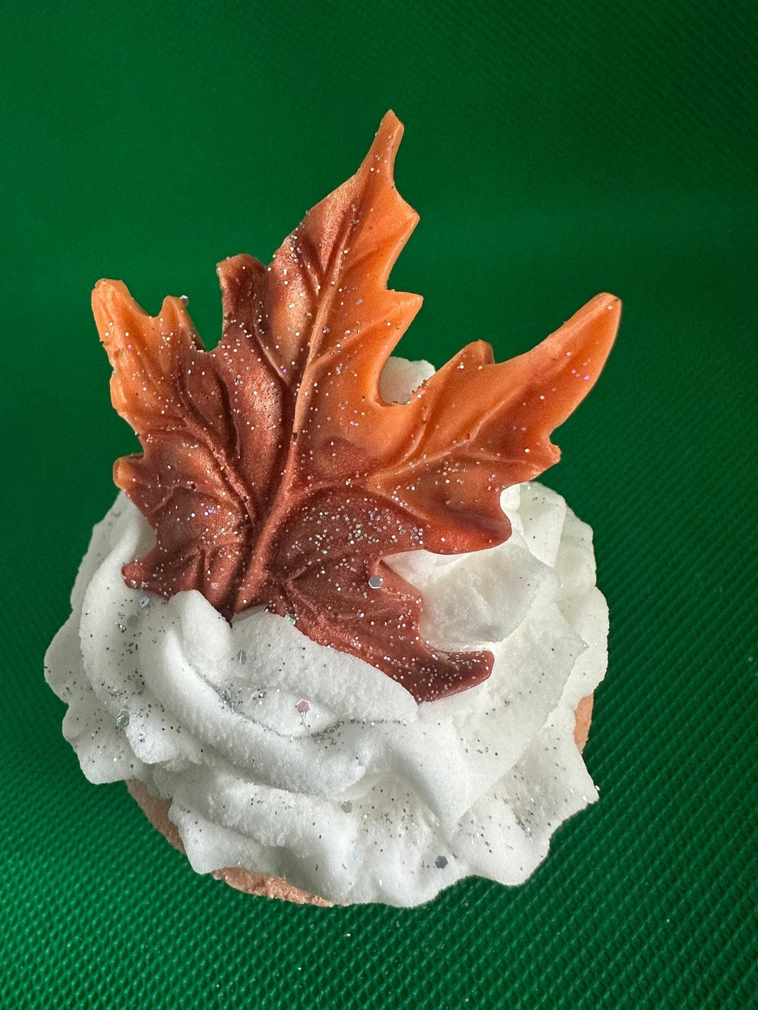 Fall Bath Bomb Gift Set – 4 Bubble Bath Bombs with Frosting & Soap Leaves - Bath & Body Products ByRawand