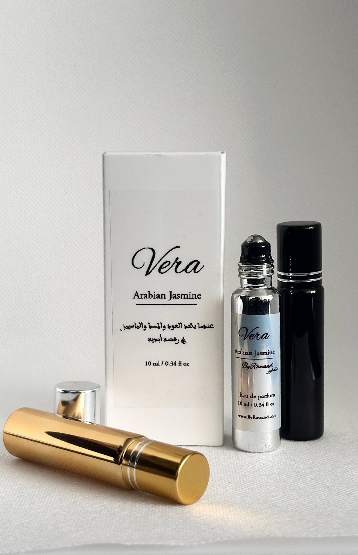 Handmade Arabian Jasmine & Oud Rollerball Perfume 10ml - Bath & Body Products ByRawand