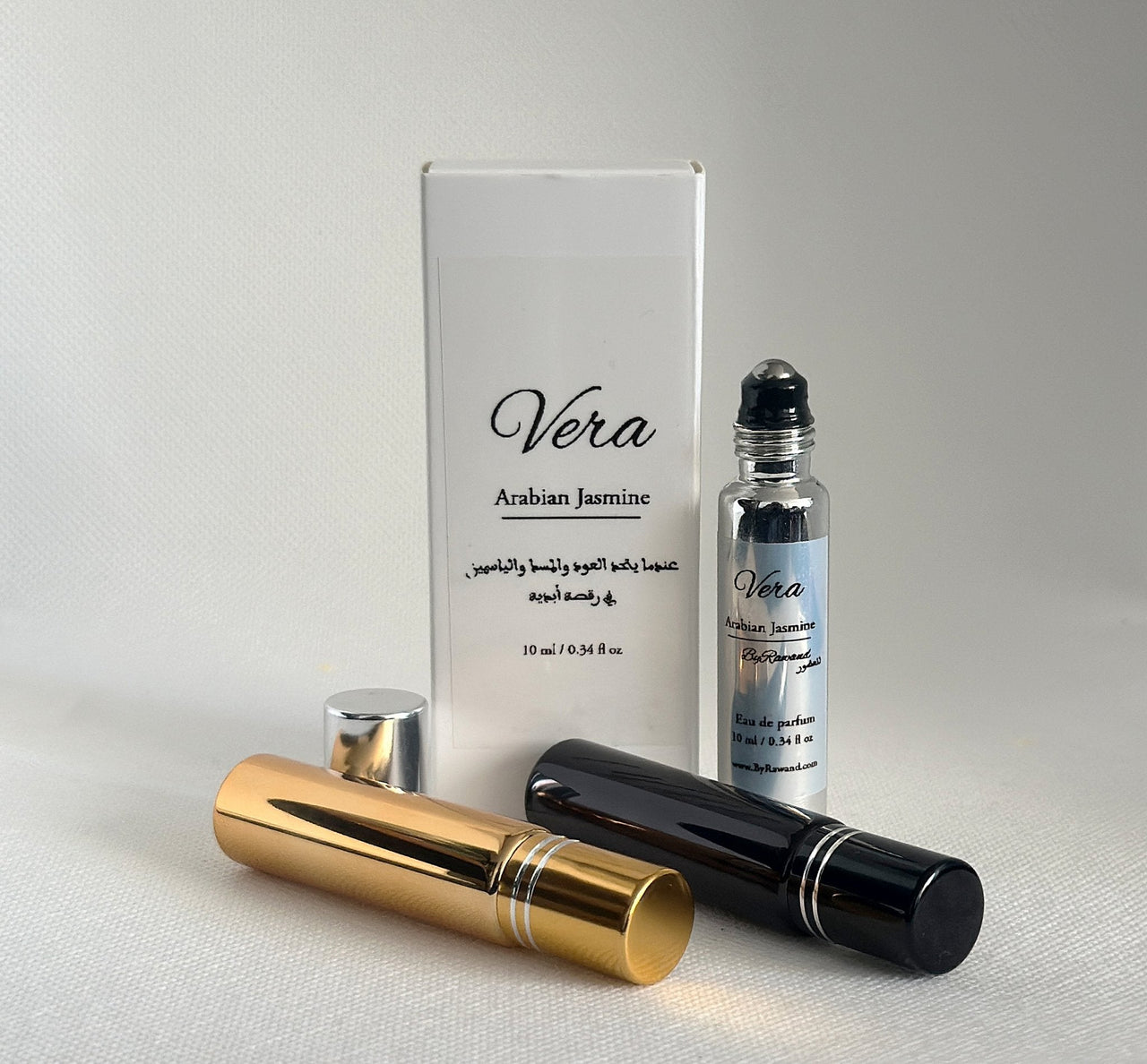 Handmade Arabian Jasmine & Oud Rollerball Perfume 10ml - Bath & Body Products ByRawand