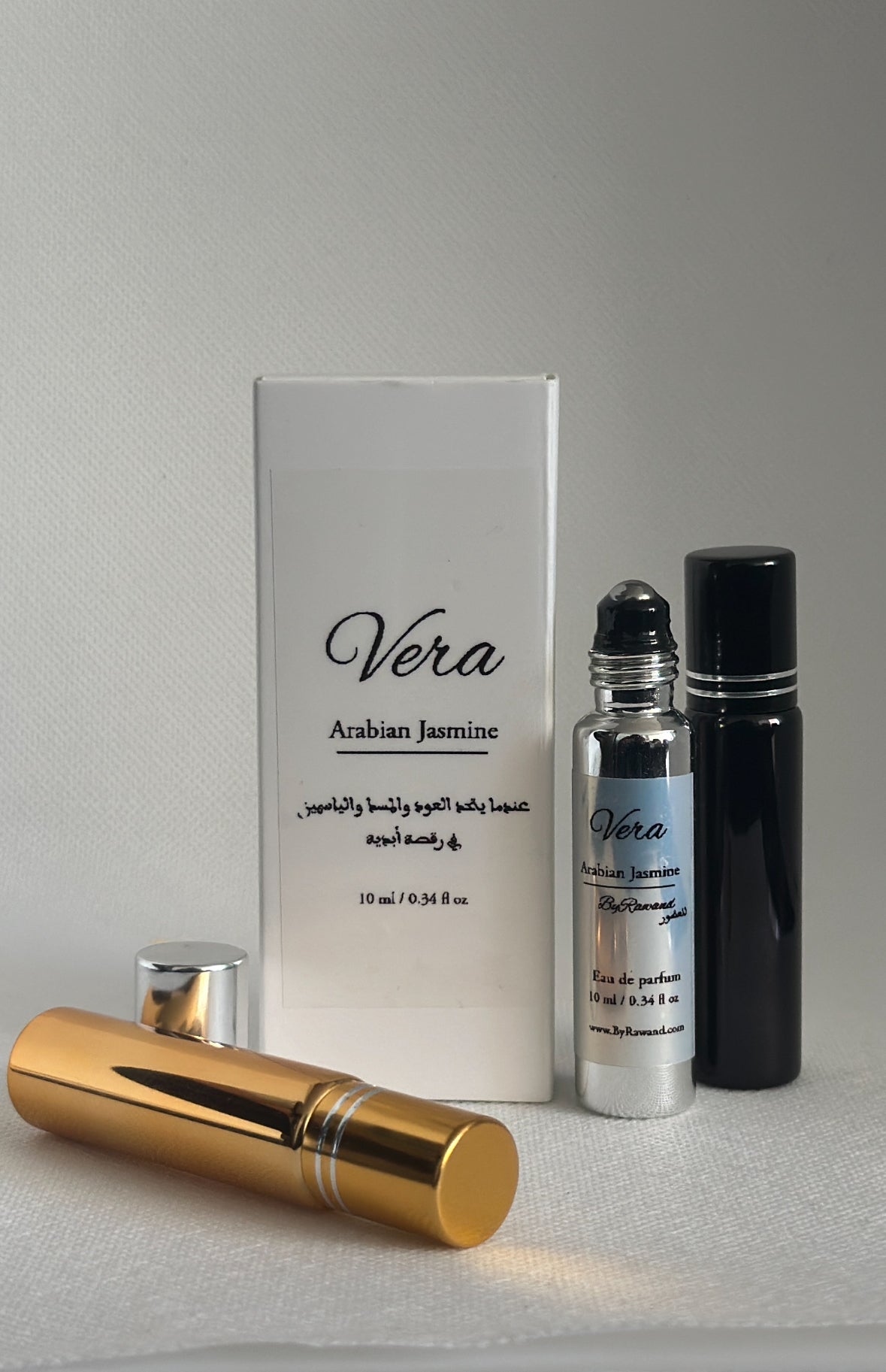 Handmade Arabian Jasmine & Oud Rollerball Perfume 10ml - Bath & Body Products ByRawand