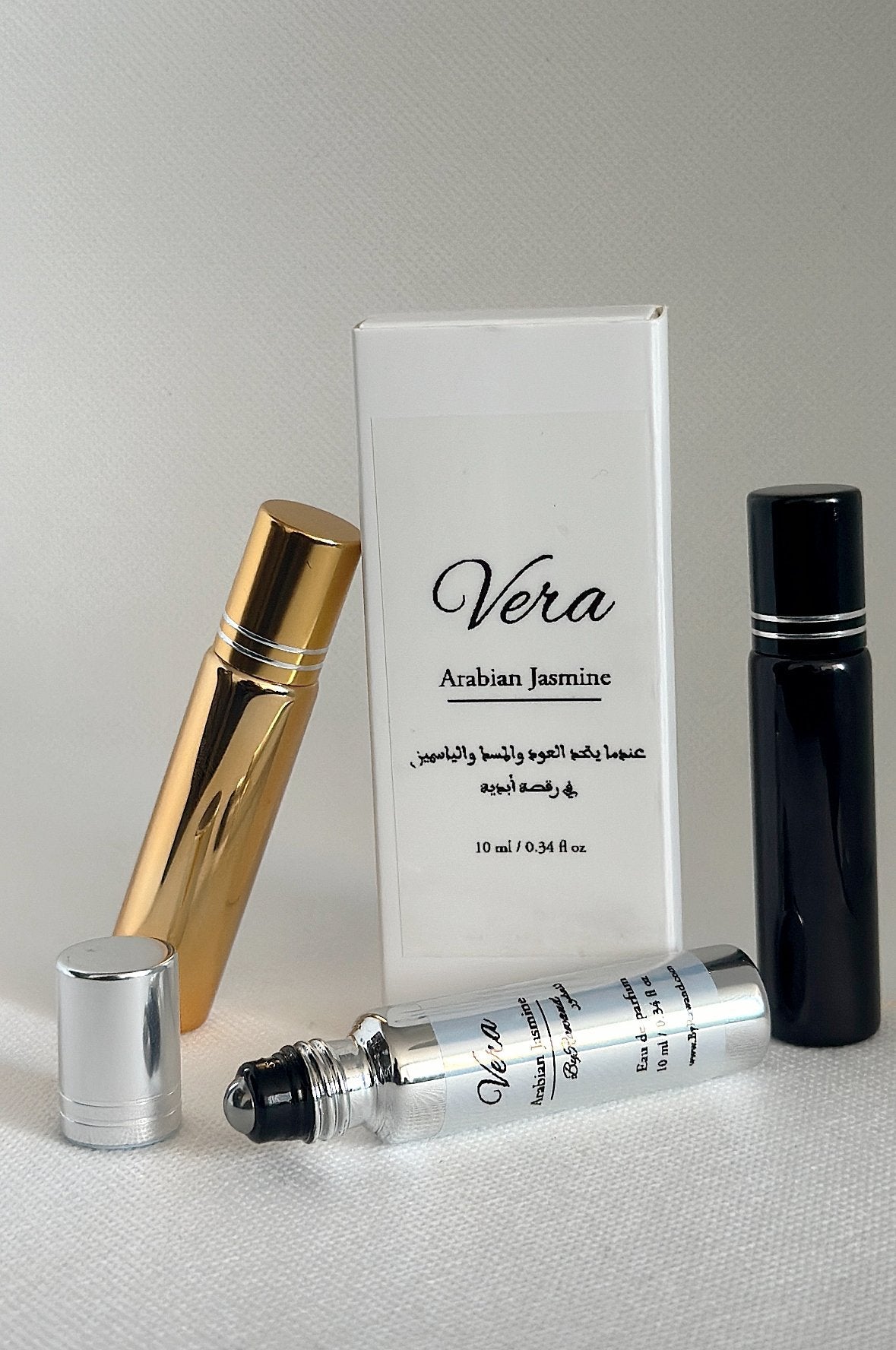 Handmade Arabian Jasmine & Oud Rollerball Perfume 10ml - Bath & Body Products ByRawand