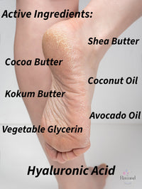 Intensive Hyaluronic Acid Cream For Cracked Heels and Dry Feet - Bath & Body Products ByRawand