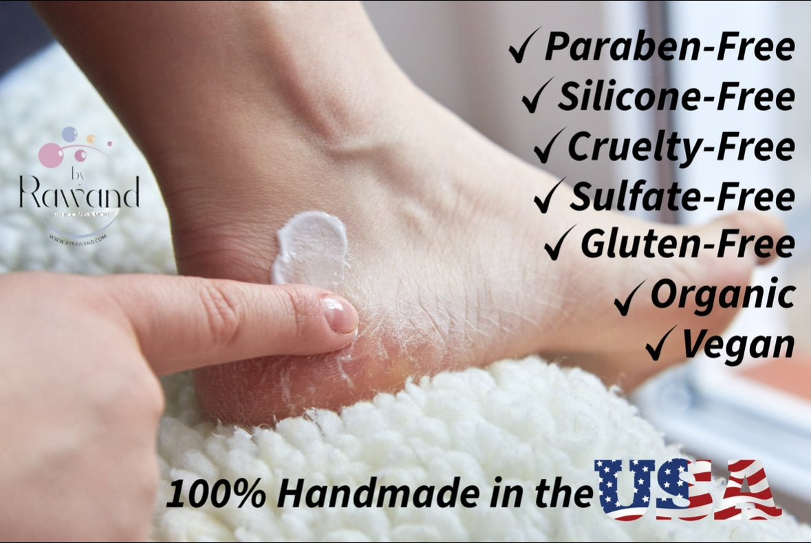 Intensive Hyaluronic Acid Cream For Cracked Heels and Dry Feet - Bath & Body Products ByRawand