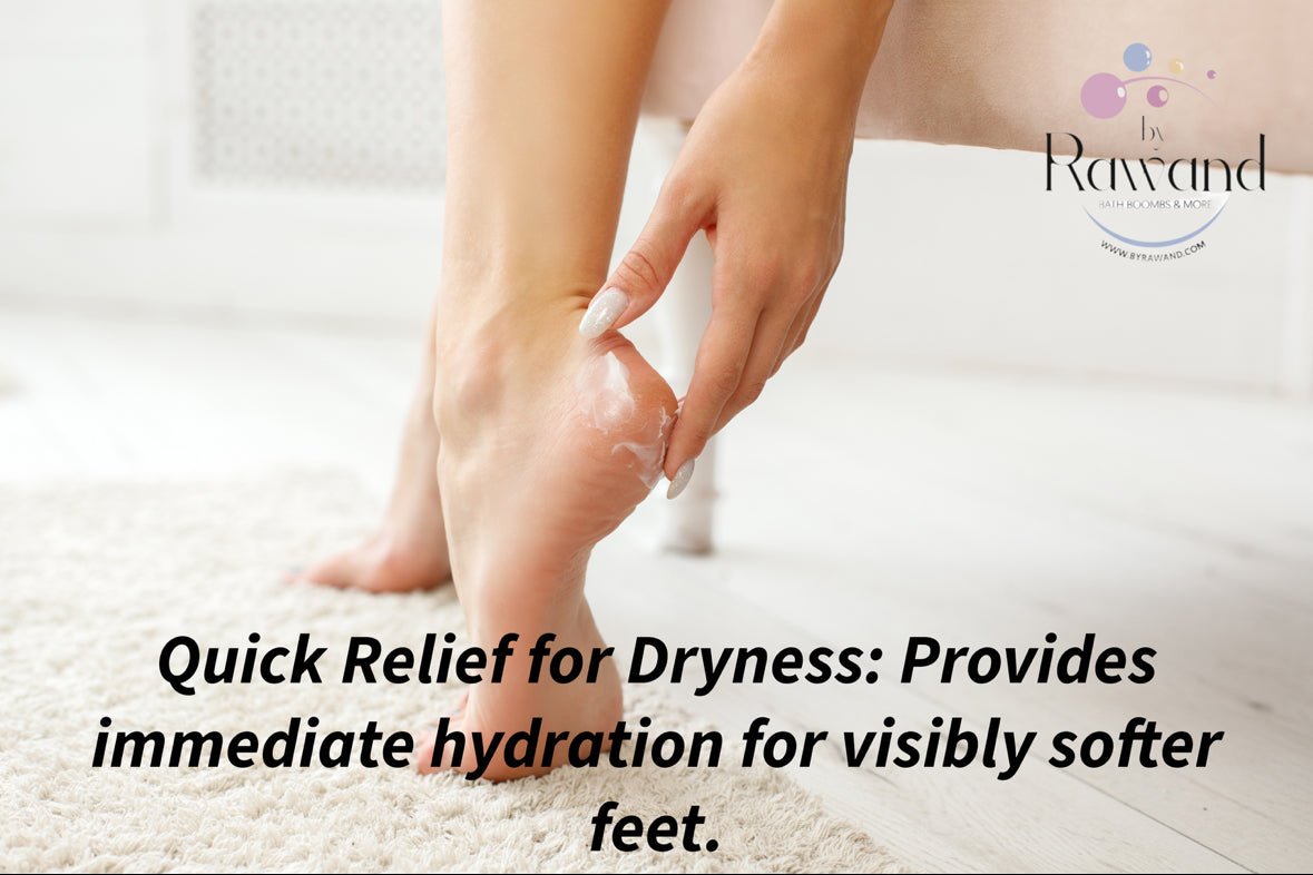 Intensive Hyaluronic Acid Cream For Cracked Heels and Dry Feet - Bath & Body Products ByRawand