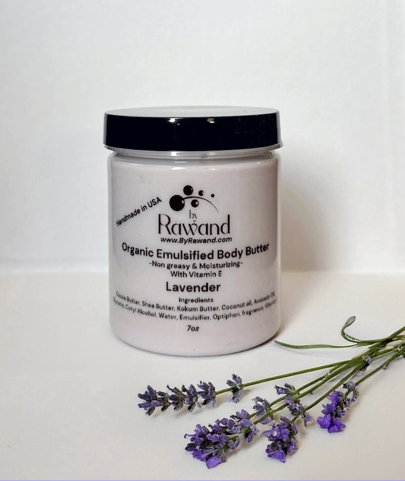 Lavender Moisturizing Buttercream with Vitamin E - Bath & Body Products ByRawand