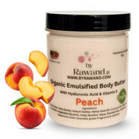 Peach Moisturizing Body Butter with Hyaluronic Acid & vitamin E - Bath & Body Products ByRawand