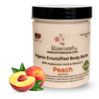 Peach Moisturizing Body Butter with Hyaluronic Acid & vitamin E - Bath & Body Products ByRawand
