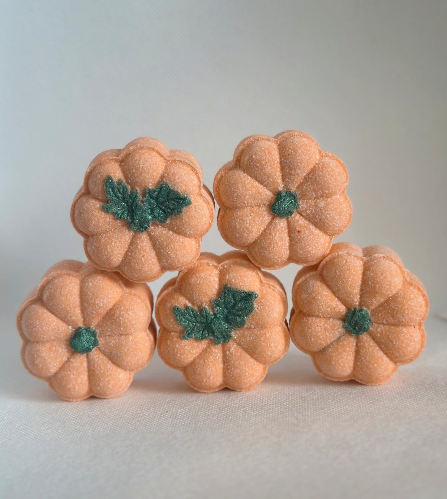 Pumpkin shaped Bath Bombs, pumpkin spice scented - Bath & Body Products ByRawand