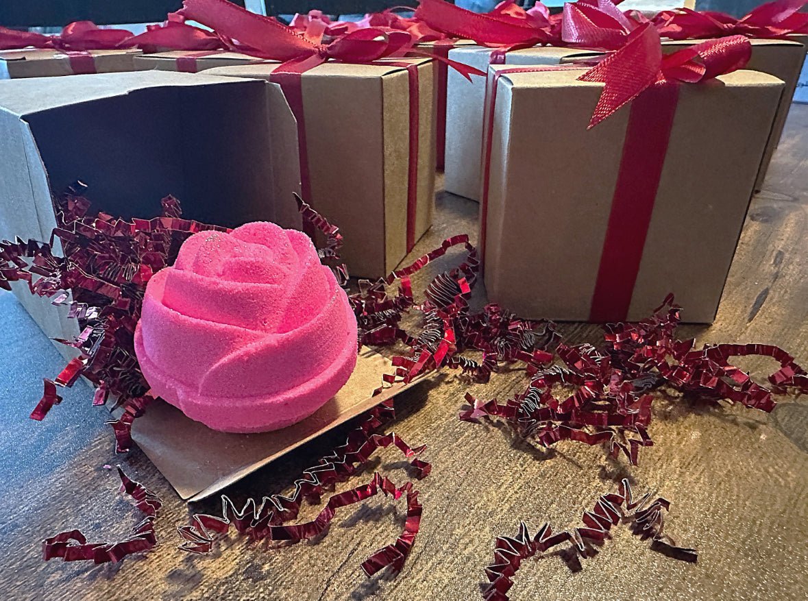Rose bath bombs - Bath & Body Products ByRawand