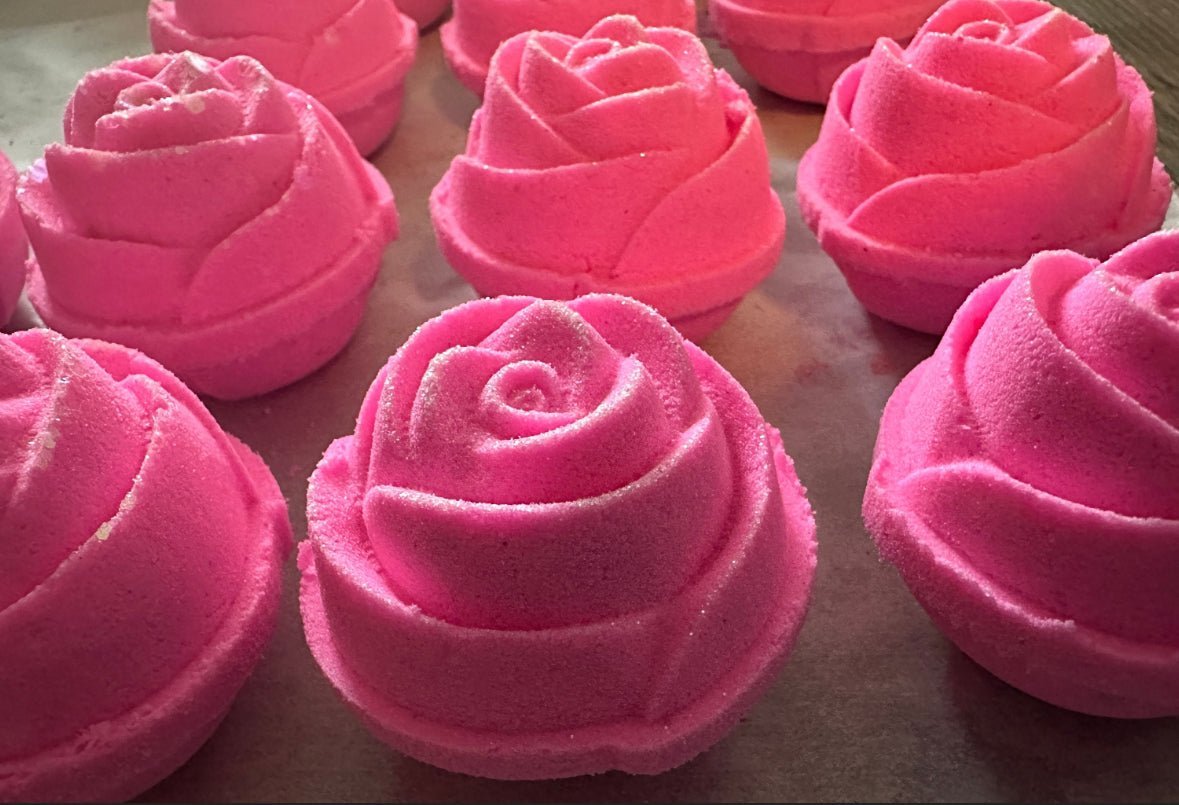 Rose bath bombs - Bath & Body Products ByRawand