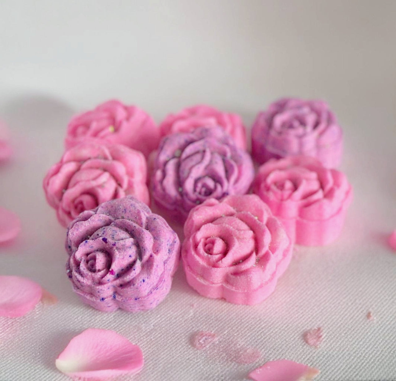 Small Rose Bath Bombs - Bath & Body Products ByRawand