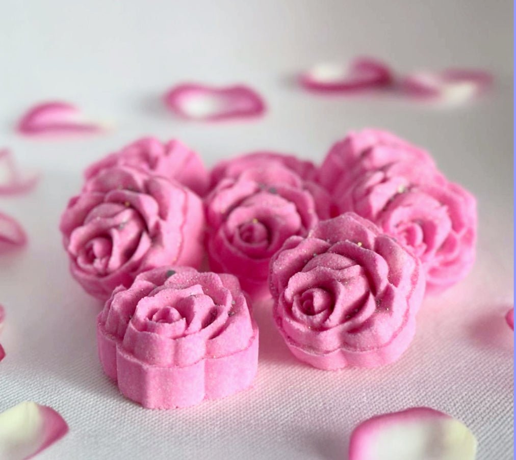 Small Rose Bath Bombs - Bath & Body Products ByRawand