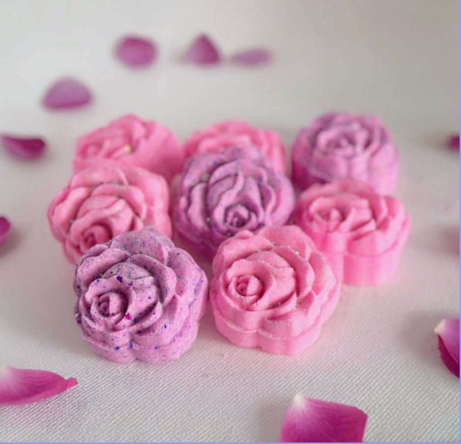 Small Rose Bath Bombs - Bath & Body Products ByRawand