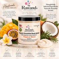 Tropical Blend Moisturizing Body Butter with Hyaluronic Acid & vitamin E - Bath & Body Products ByRawand