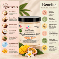 Tropical Blend Moisturizing Body Butter with Hyaluronic Acid & vitamin E - Bath & Body Products ByRawand