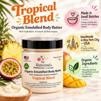 Tropical Blend Moisturizing Body Butter with Hyaluronic Acid & vitamin E - Bath & Body Products ByRawand