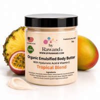 Tropical Blend Moisturizing Body Butter with Hyaluronic Acid & vitamin E - Bath & Body Products ByRawand