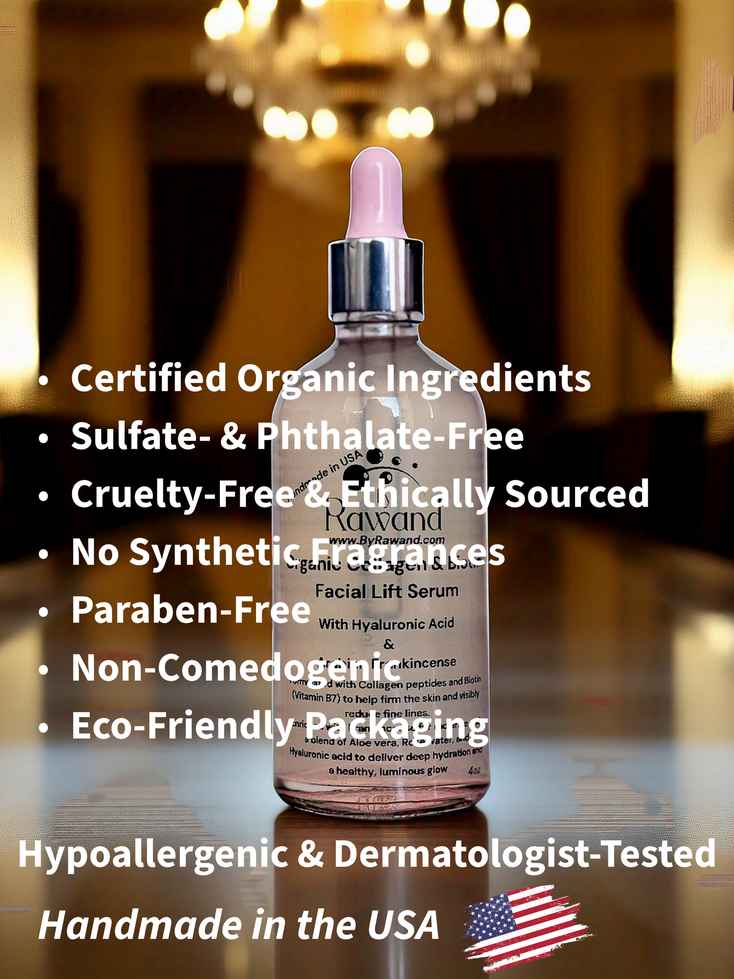 Youth Lift Serum – Collagen, Biotin & Hyaluronic Complex - Bath & Body Products ByRawand